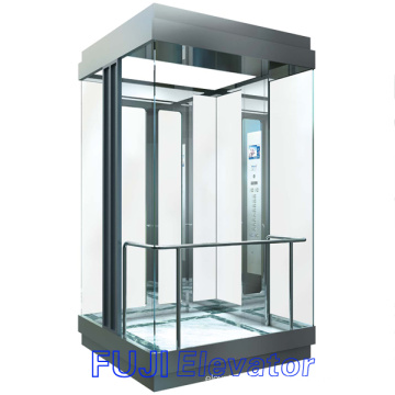 Ascenseur panoramique FUJI (tout type de carré de verre)
